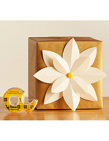 CINTA ADHESIVA SCOTCH DOBLE CARA 12mm x 6m CON DISPENSADOR