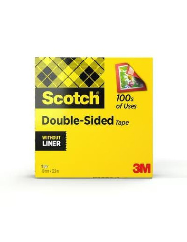 CINTA ADHESIVA SCOTCH DOBLE CARA 665 19mm x 33m