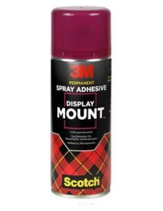 SCOTCH ADHESIVO PERMANENTE EN SPRAY DYSPLAY MOUNT PULVERIZADOR - 400 ML