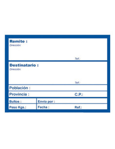 ROLLO 200 ETIQUETAS DE ENVÍO APLI ENVÍO