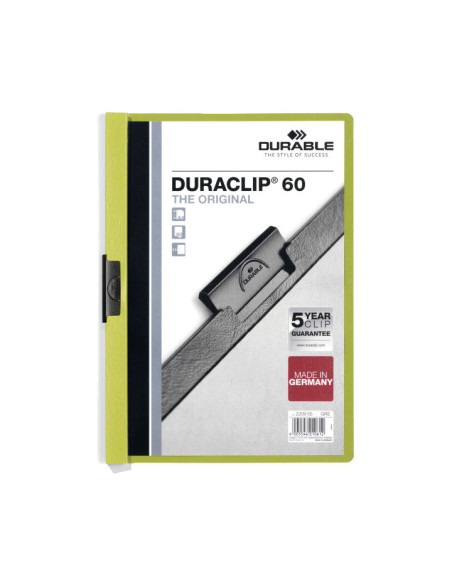 DOSSIER DURABLE CON PINZA DURACLIP 60h
