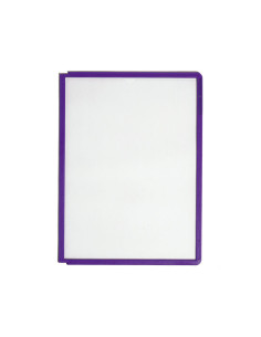 FUNDA DURABLE SHERPA A4 con MARCO VIOLETA PAQUETE de 5