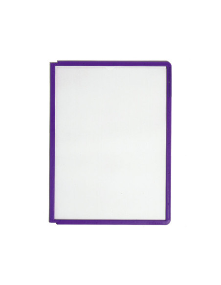 FUNDA DURABLE SHERPA A4 con MARCO VIOLETA PAQUETE de 5