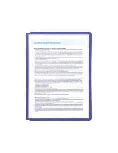 FUNDA DURABLE SHERPA A4 con MARCO VIOLETA PAQUETE de 5 2