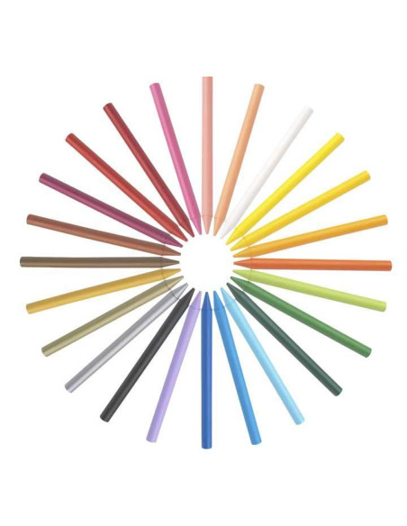 ESTUCHE 18 CERAS BIC KIDS PLASTIDECOR