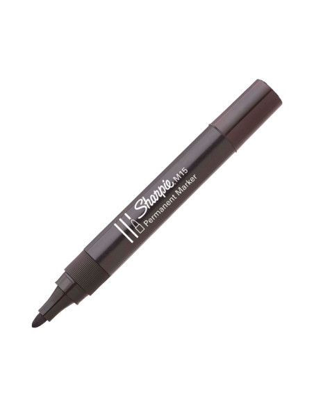 SHARPIE MARCADOR PERMANENTE NEGRO M15 PUNTA REDONDA 12 UD