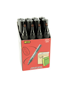 SHARPIE MARCADOR PERMANENTE NEGRO M15 PUNTA REDONDA 12 UD 2