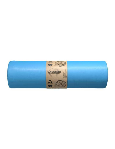 ROLLO 20 BOLSAS DE BASURA CASSIARI 85x105cm 100 SOSTENIBLES
