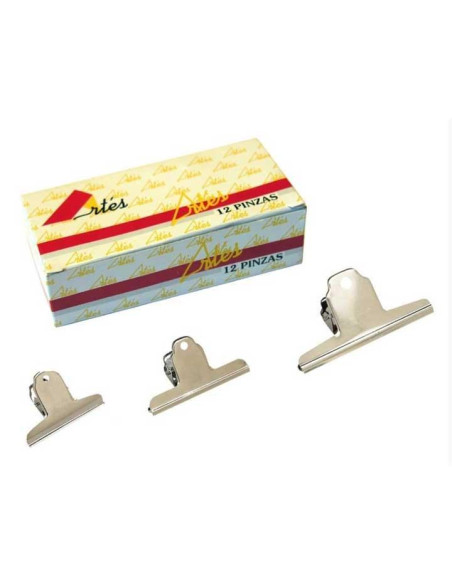CAJA 12 PINZAS METÁLICAS 75mm