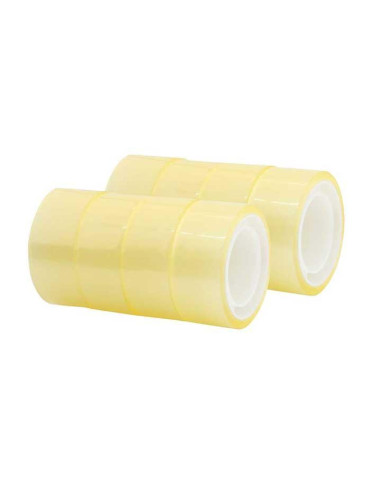 PACK 8 ROLLOS CINTA ADHESIVA A-SERIES 19mm x 10m