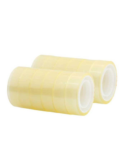 PACK 12 ROLLOS CINTA ADHESIVA A-SERIES 12mm x 10m