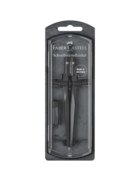 COMPAS FABER-CASTELL STREAM 2019 PIEDRA NEGRA AJUSTE RAPIDO
