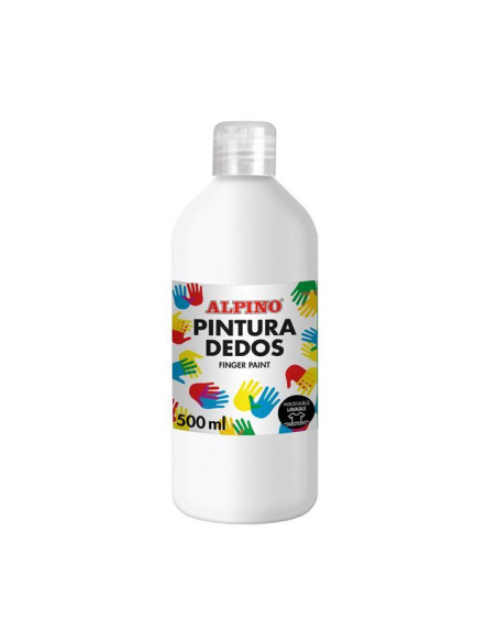 BOTELLA PINTURA DEDOS ALPINO 500ml