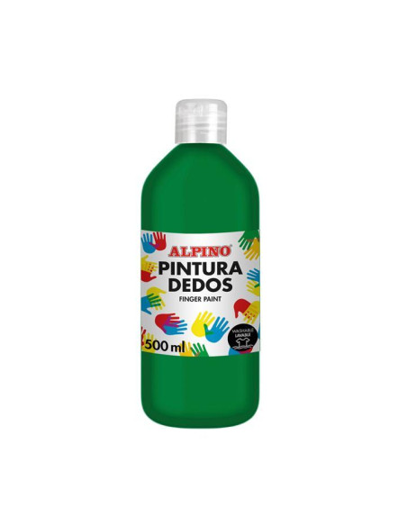 BOTELLA PINTURA DEDOS ALPINO 500ml