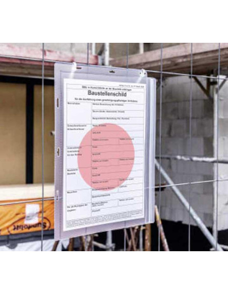 BOLSA 5 FUNDAS DURABLE IMPERMEABLES A3 CON BRIDAS