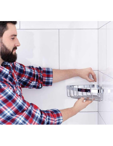 CESTA ESQUINERA PARA DUCHA TESA ALUXX 192cm