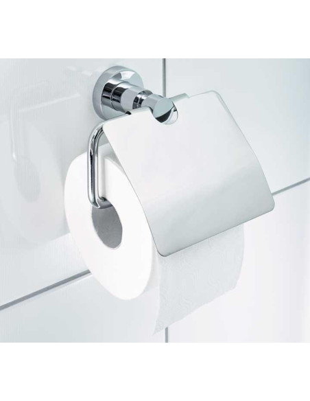 SOPORTE TESA "LOXX" PAPEL HIGIÉNICO CON TAPA
