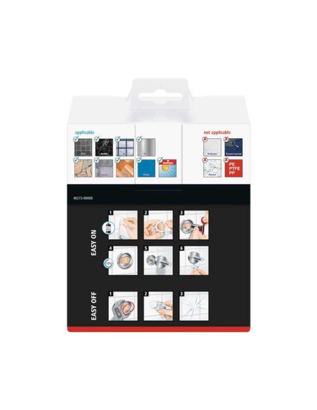 SOPORTE TESA "LOXX" PAPEL HIGIÉNICO CON TAPA