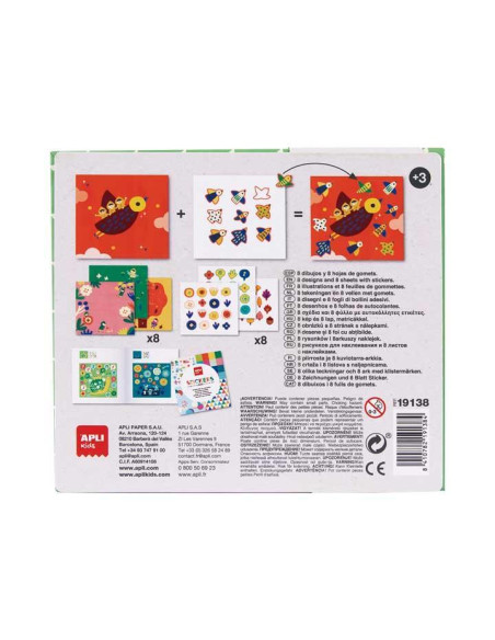 STICKERS GAME RS APLI KIDS CAJA CARTON LILLIPUT