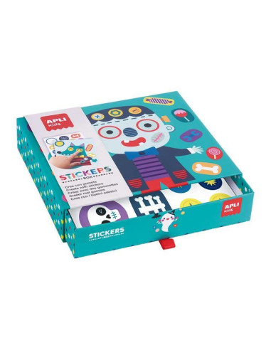 STICKERS GAME RS APLI KIDS CAJA CARTON MONSTRUOS