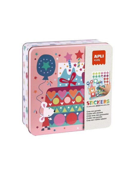 STICKERS GAME RS APLI KIDS CAJA METALICA FIESTA