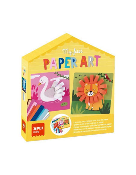 KIT MANUALIDADES APLI KIDS MY FIRST PAPER ART DIY