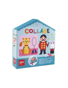 KIT MANUALIDADES APLI KIDS MY FIRST COLLAGE FIELTRO DIY