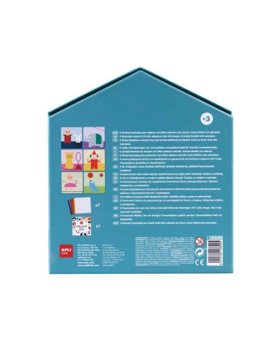 KIT MANUALIDADES APLI KIDS MY FIRST COLLAGE FIELTRO DIY