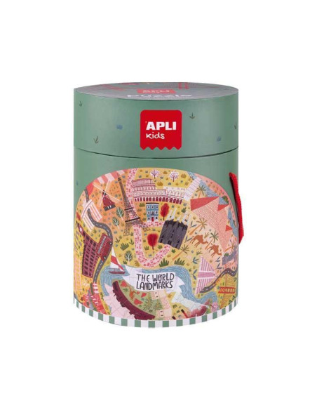 PUZZLE APLI KIDS CIRCULAR MONUMENTOS