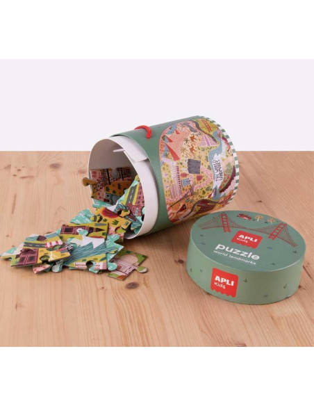 PUZZLE APLI KIDS CIRCULAR MONUMENTOS