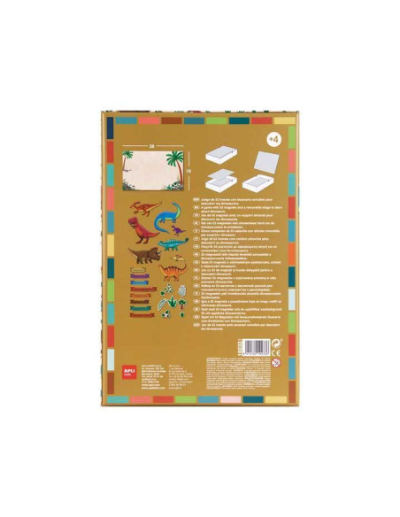 JUEGO MAGNÉTICO APLI KIDS DINOSAURIOS