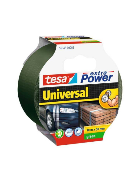 CINTA AMERICANA TESA EXTRA POWER UNIVERSAL 10m VERDE