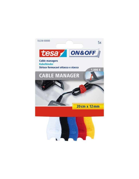 BLÍSTER 5 CIERRES TESA ON&OFF PARA CABLES
