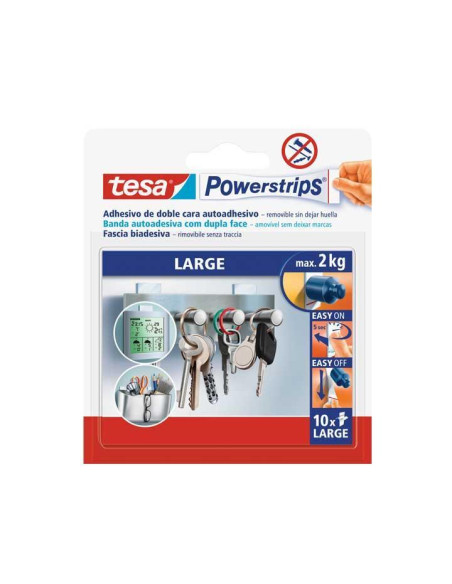 BLÍSTER 10 TIRAS TESA POWERSTRIPS