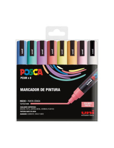 POSCA ESTUCHE BASIC MARCADOR  PC-5M8C SURTIDO PASTEL -8U-