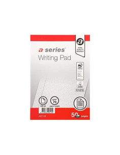 BLOC DE NOTAS A-SERIES A5 5x5 CON TAPA 50h