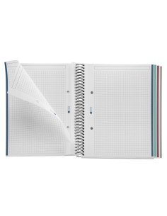 CUADERNO MIQUEL RIUS NOTEBOOK 4 A5 CARTÓN RECICLADO 5x5mm 2