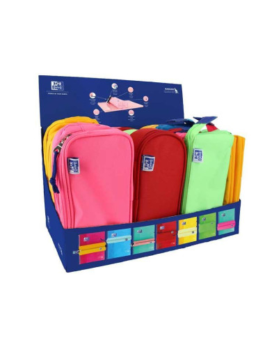 PORTATODO OXFORD KANGOO KIDS SURTIDO EXPOSITOR DE 20 5x 400150285 DOBLE 5x 400150286 TRIPLE 1 CREMALLERA 5x 400161345 TRIPLE 3 C
