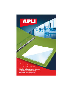 CAJA 6 BOLSILLOS TRIANGULARES APLI 170x170mm