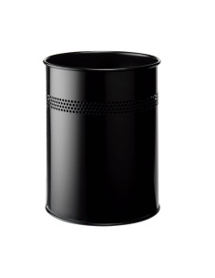 PAPELERA METÁLICA DURABLE SEMI PERFORADA 15L