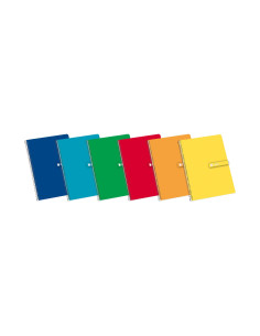 CUADERNO ESPIRAL ENRI A5 80h 4x4 CON MARGEN SURTIDO 2