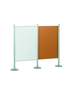 TABLERO CORCHO FAIBO CON MARCO DE ALUMINIO 100x150cm