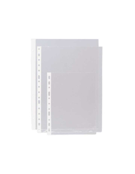 CAJA 100 FUNDAS PARA PLANOS GRAFOPLAS 4 TALADROS