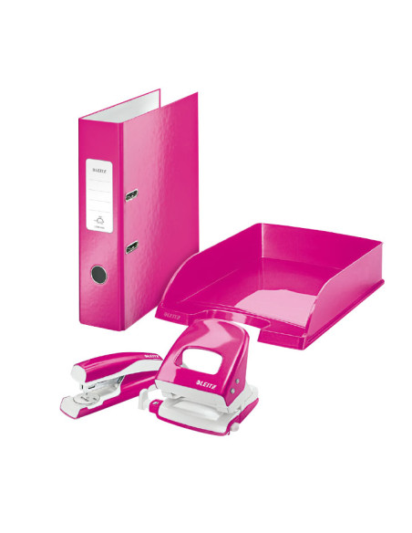 ARCHIVADOR palanca LEITZ WOW A4 180 80mm FUCSIA