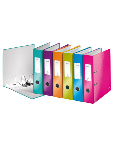 ARCHIVADOR palanca LEITZ WOW A4 180 80mm FUCSIA