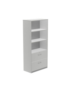 ARMARIO MADERA ROCADA STORE 195x90cm CARPETERO GRIS