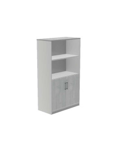 ARMARIO MADERA ROCADA STORE 156x90cm PUERTAS BAJAS GRIS