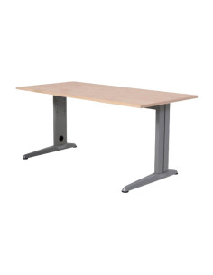 MESA ROCADA SERIE METAL 200x80cm