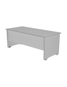 MESA ROCADA SERIE WORK 180x80cm ALUMINIO-GRIS