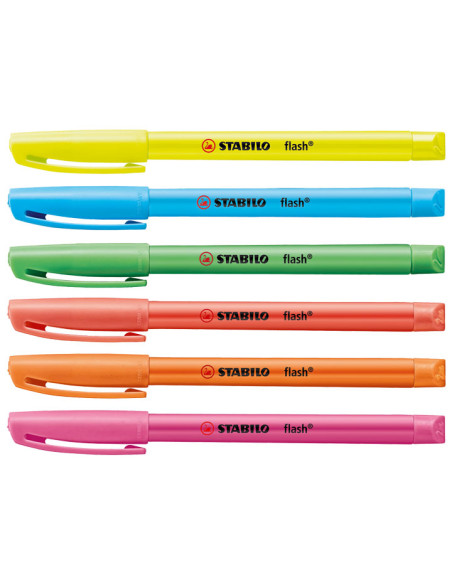 MARCADOR FLUOR STABILO FLASH 555  NARANJA